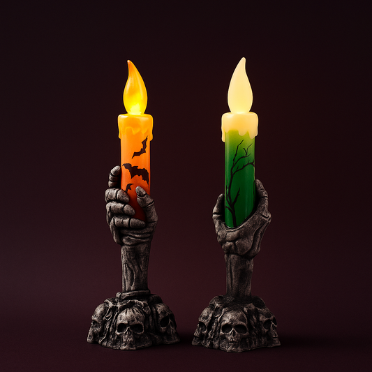 bubblelens. Limited | Skeleton Candle Holders