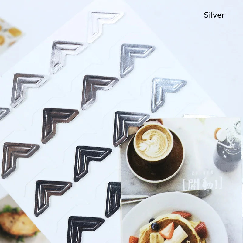 Classic Corner Paper Stickers