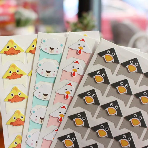 Animal Corner Paper Stickers