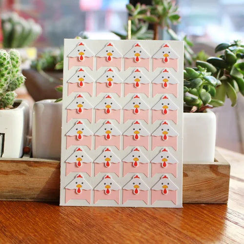 Animal Corner Paper Stickers