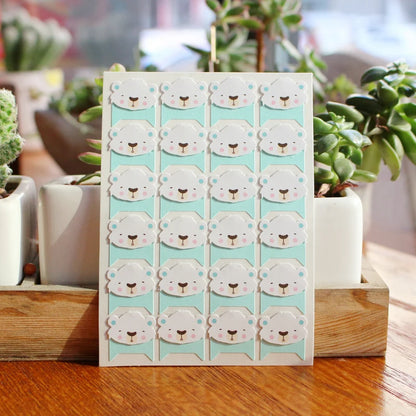 Animal Corner Paper Stickers