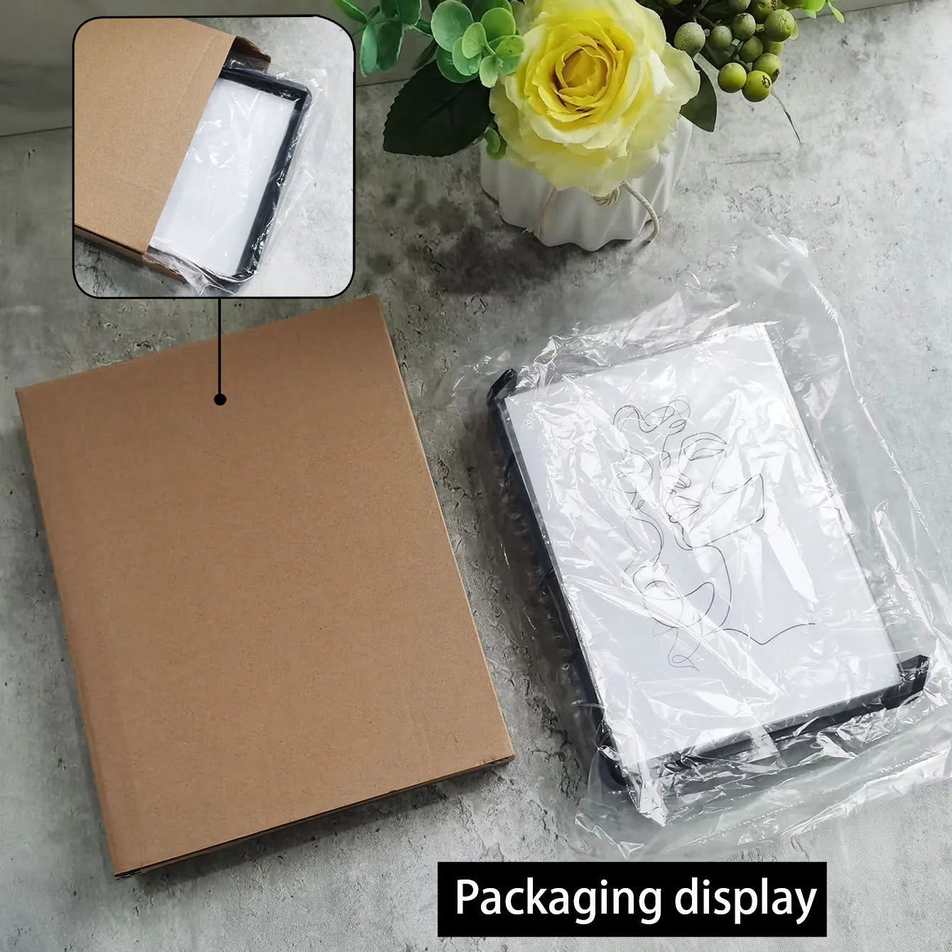 AuraGlass Floating Picture Frame