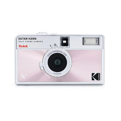 Kodak Ektar H35N half frame camera on a white background