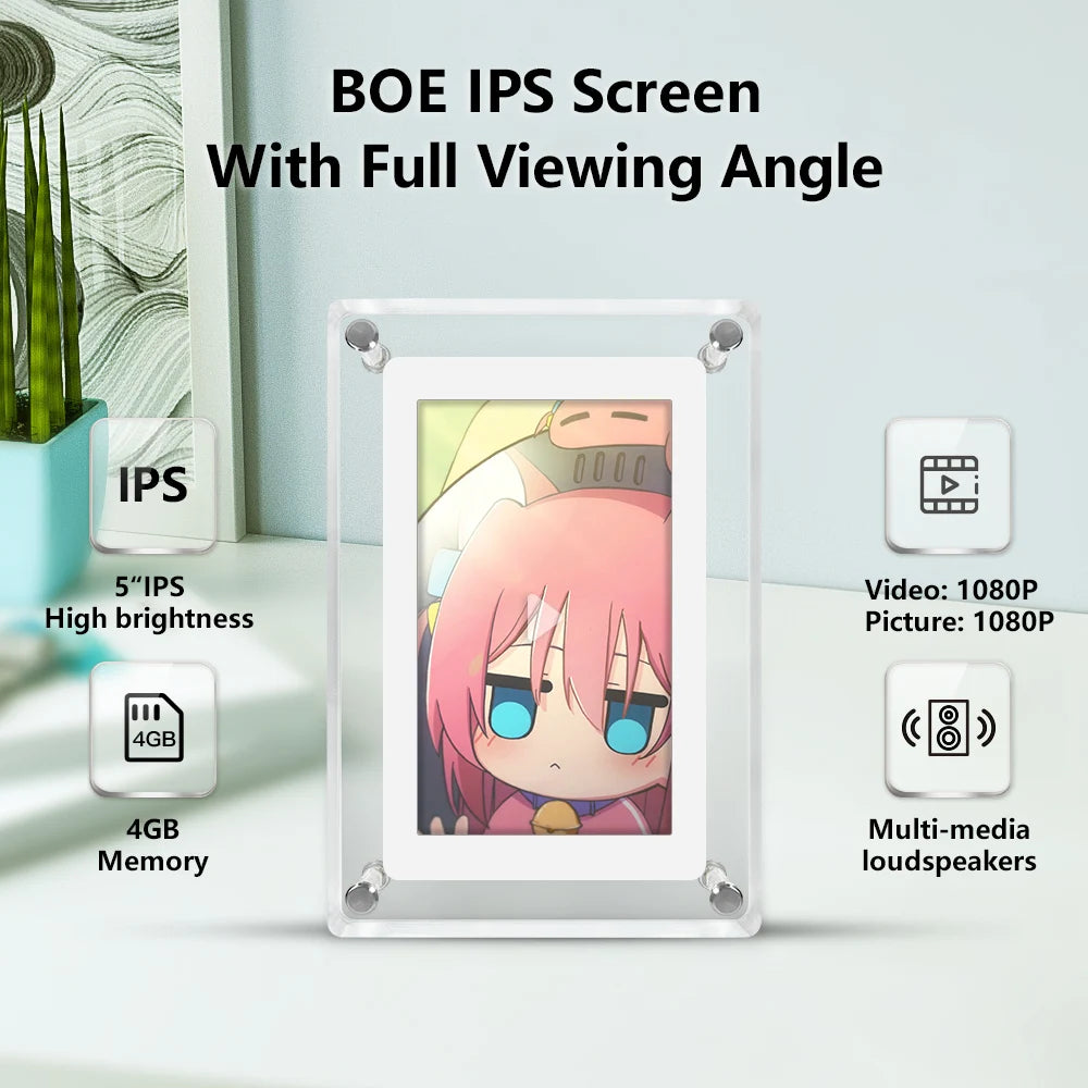 Glass Design Digital Photo Frame