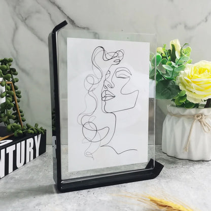 AuraGlass Floating Picture Frame