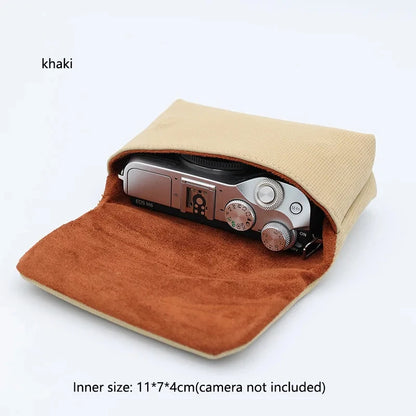 Leather Magnetic Camera Pouch