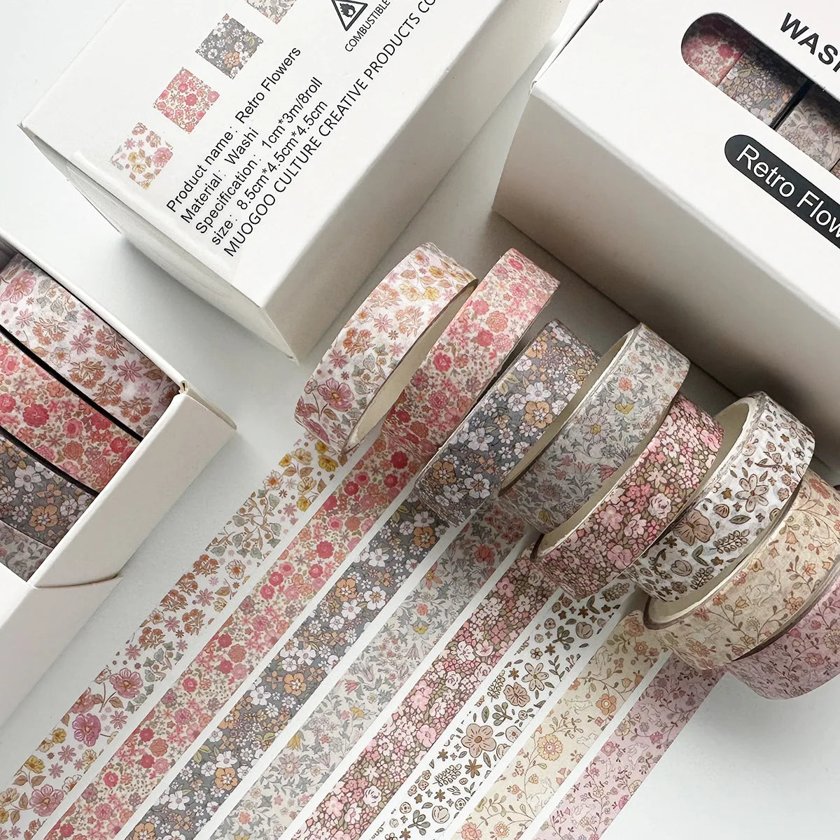Retro Washi Tapes Set