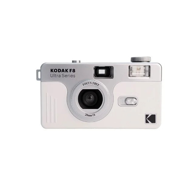 Kodak F8 ultra series camera on a white background