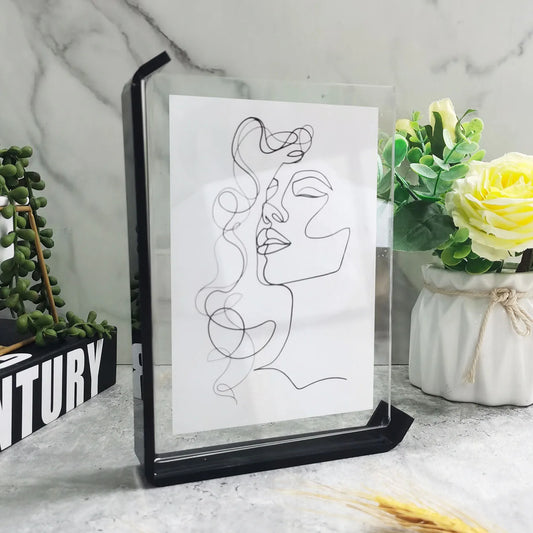 AuraGlass Floating Picture Frame