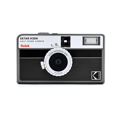 Kodak Ektar H35N half frame camera on a white background