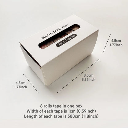 Retro Washi Tapes Set