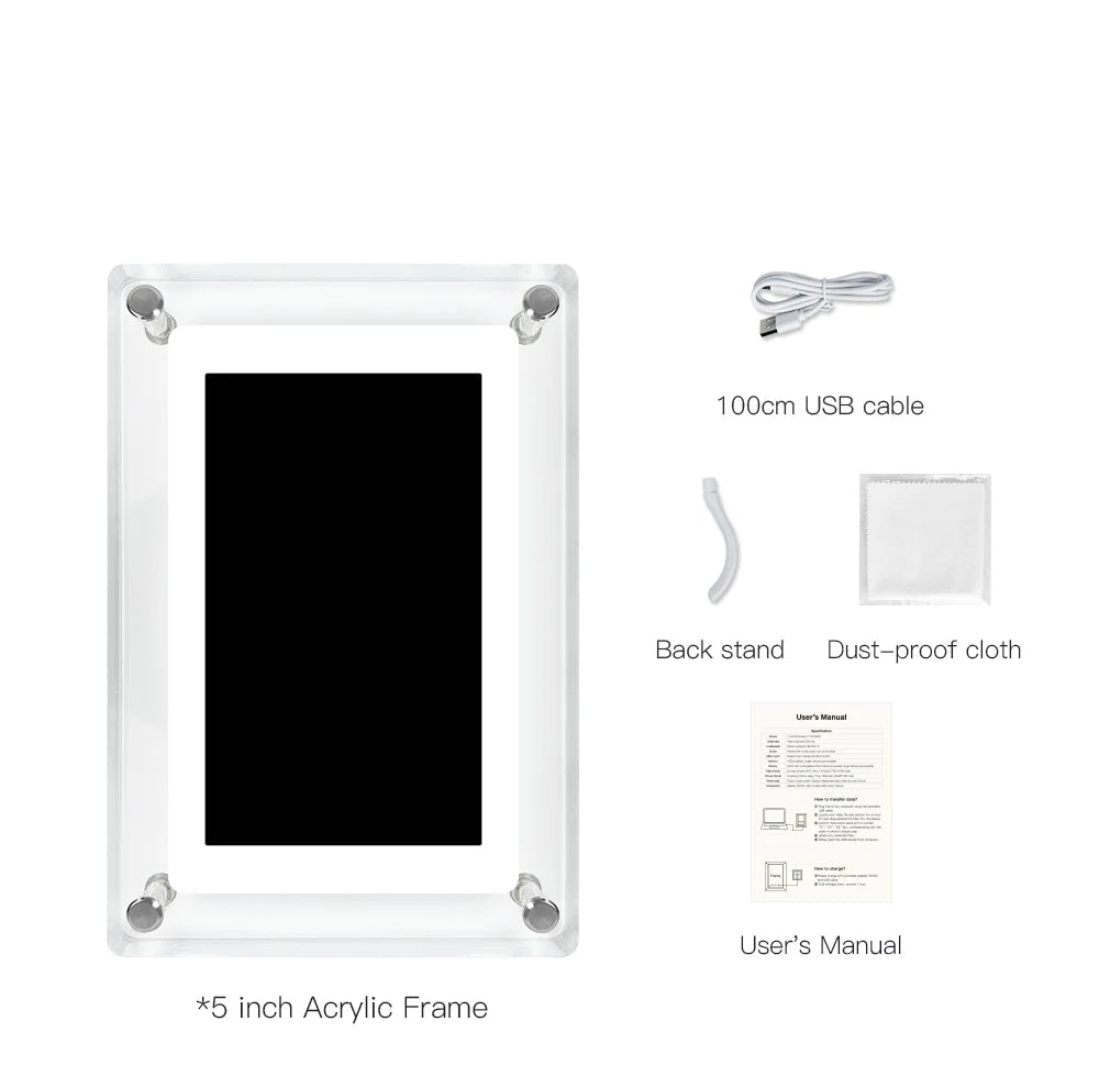 Glass Design Digital Photo Frame