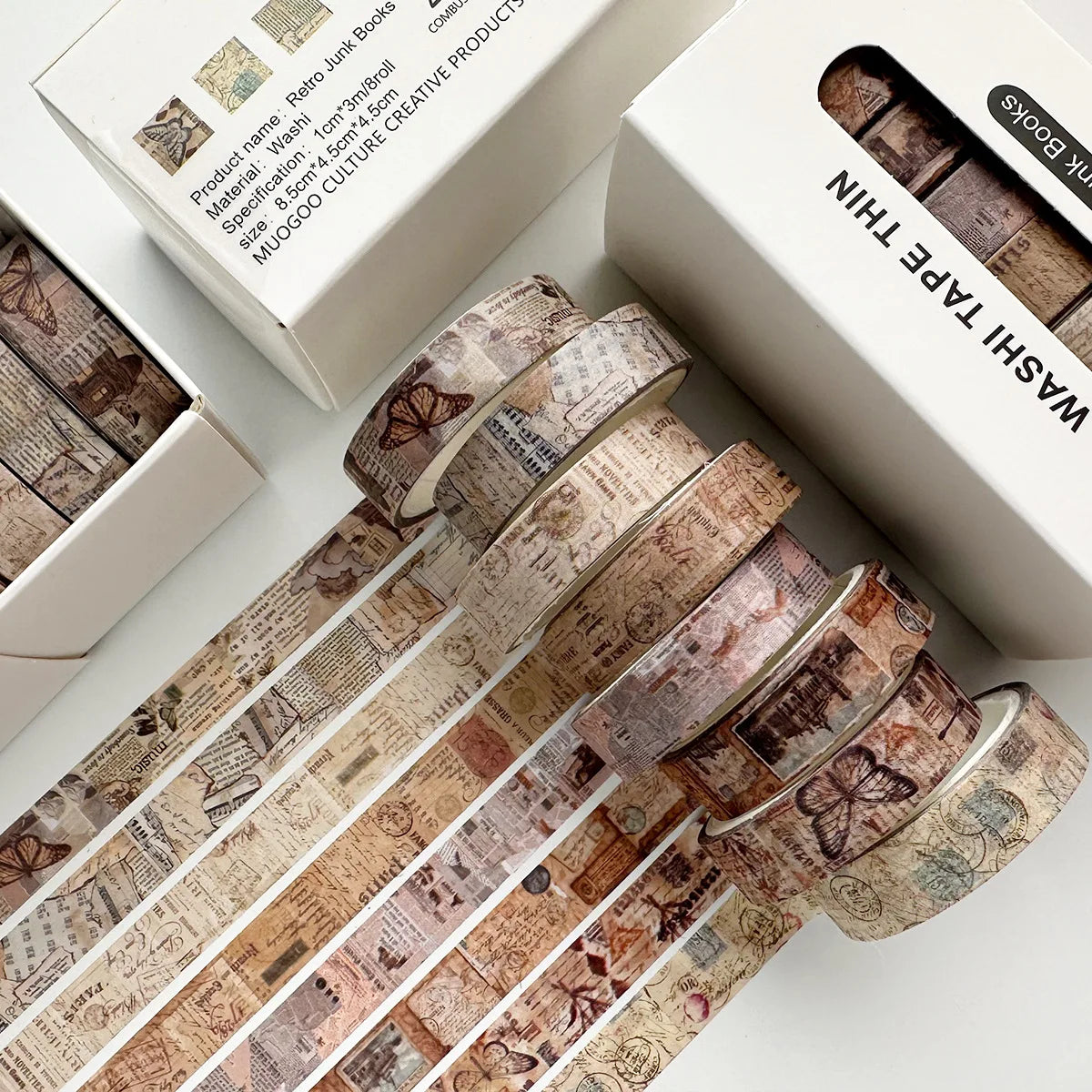 Retro Washi Tapes Set